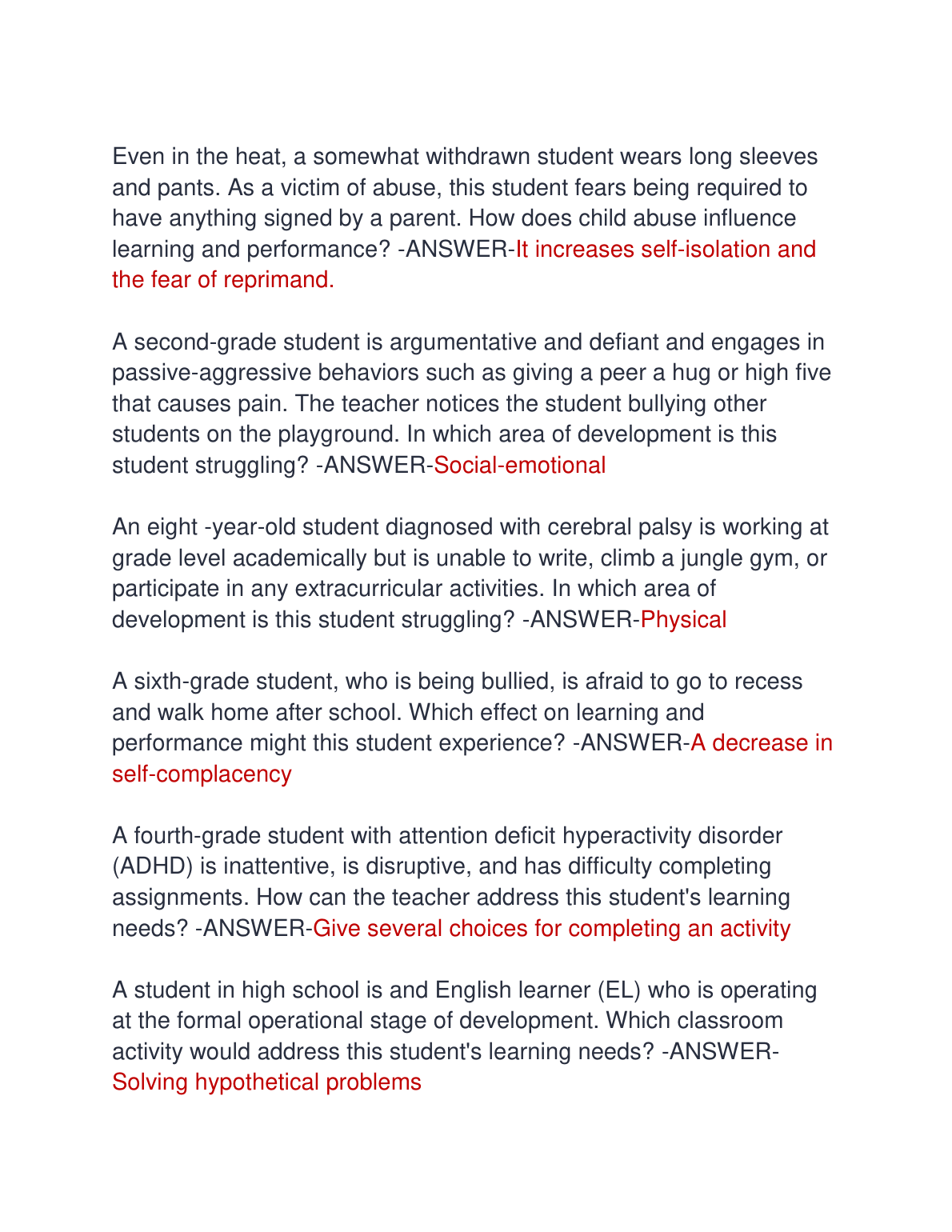 WGU D094 Educational Psychology Exam 2025 Q&A Guide IMG-1