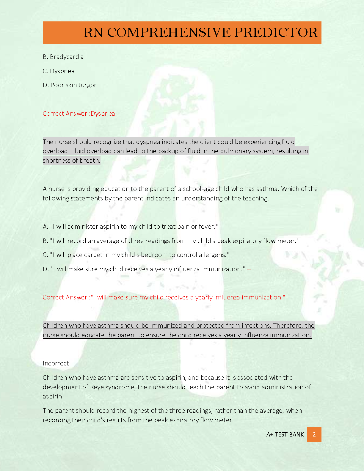 ATI RN Predictor NGN Test Bank 2025/2026 Questions and Answers