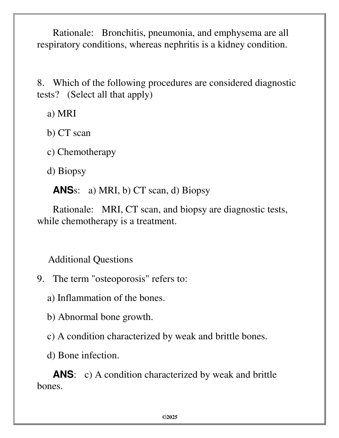 WGU C804 HIM 2150 Medical Terminology Test Bank 2025 IMG-1
