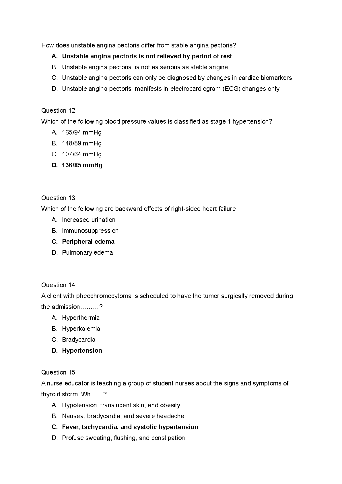 Pathophysiology Test Bank NUR 2063 Grossman 6e Answers 2026/27 IMG-3
