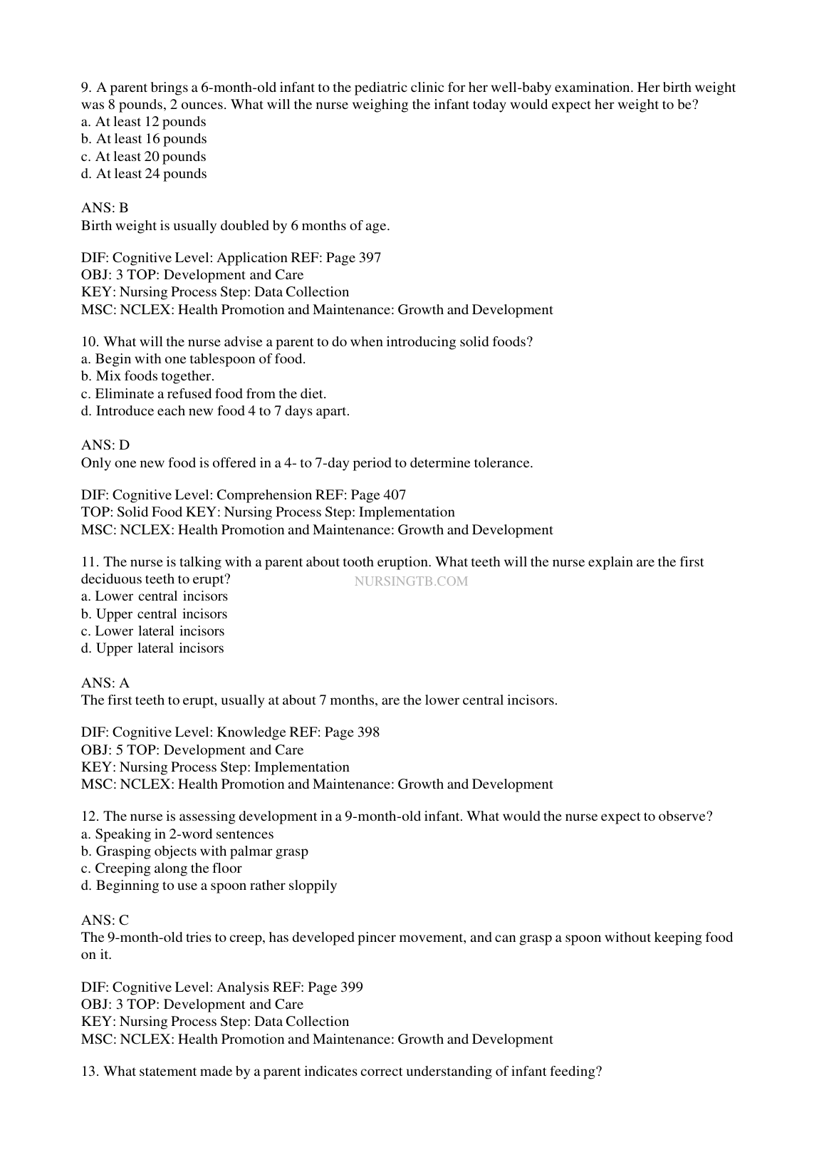 Leifer Maternity & Pediatrics Test Bank Ch 1-34 (2026/27) IMG-1