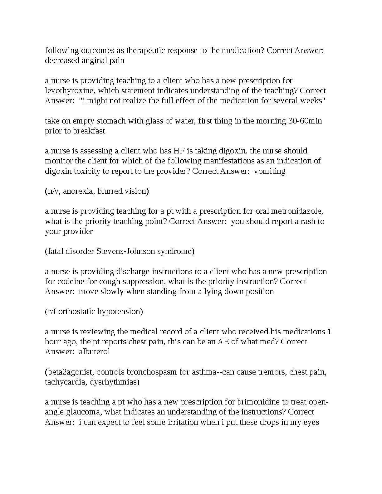 ATI Capstone Pharmacology Exam Prep 2026/27 Study Guide