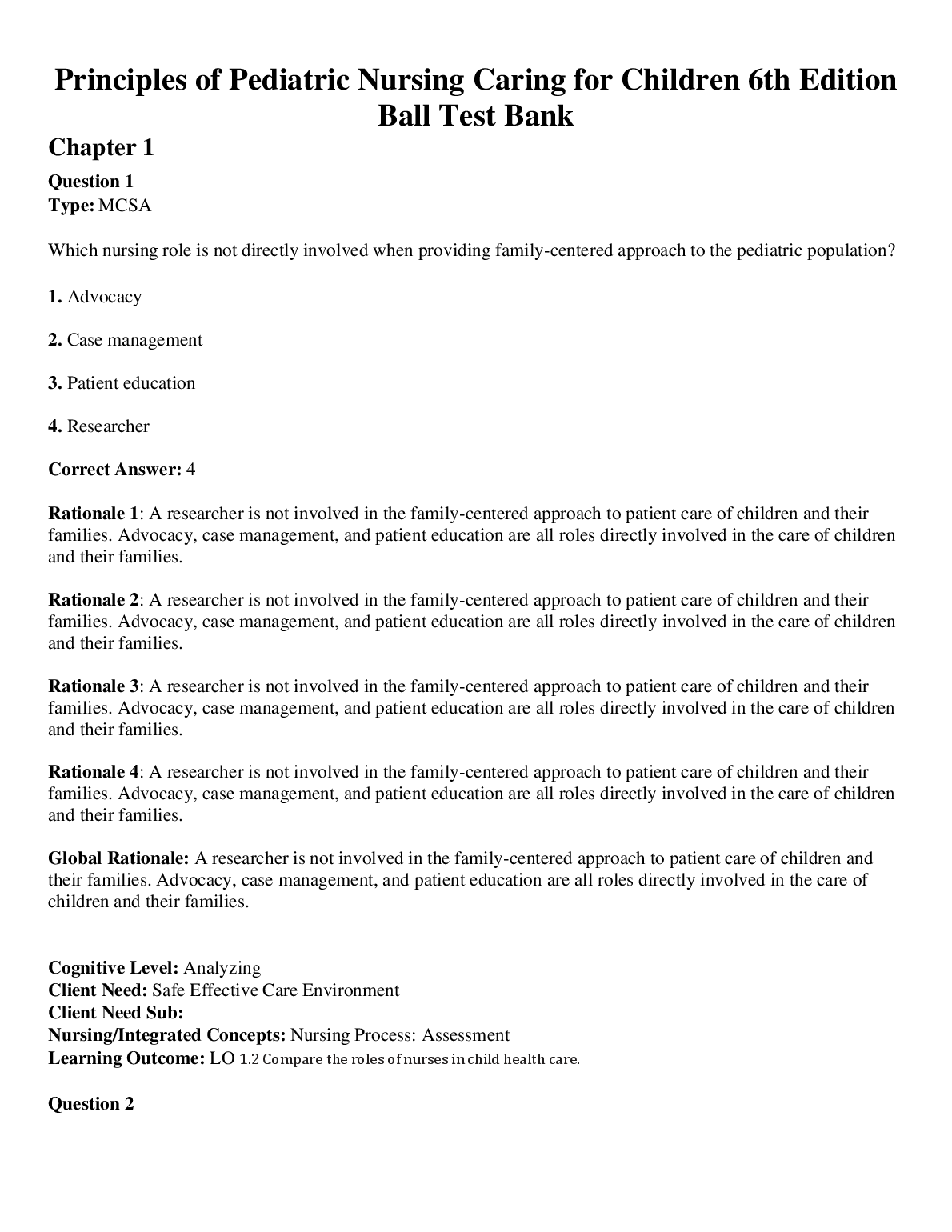 Principles of Pediatric Nursing: Caring for Children, 6th Ed