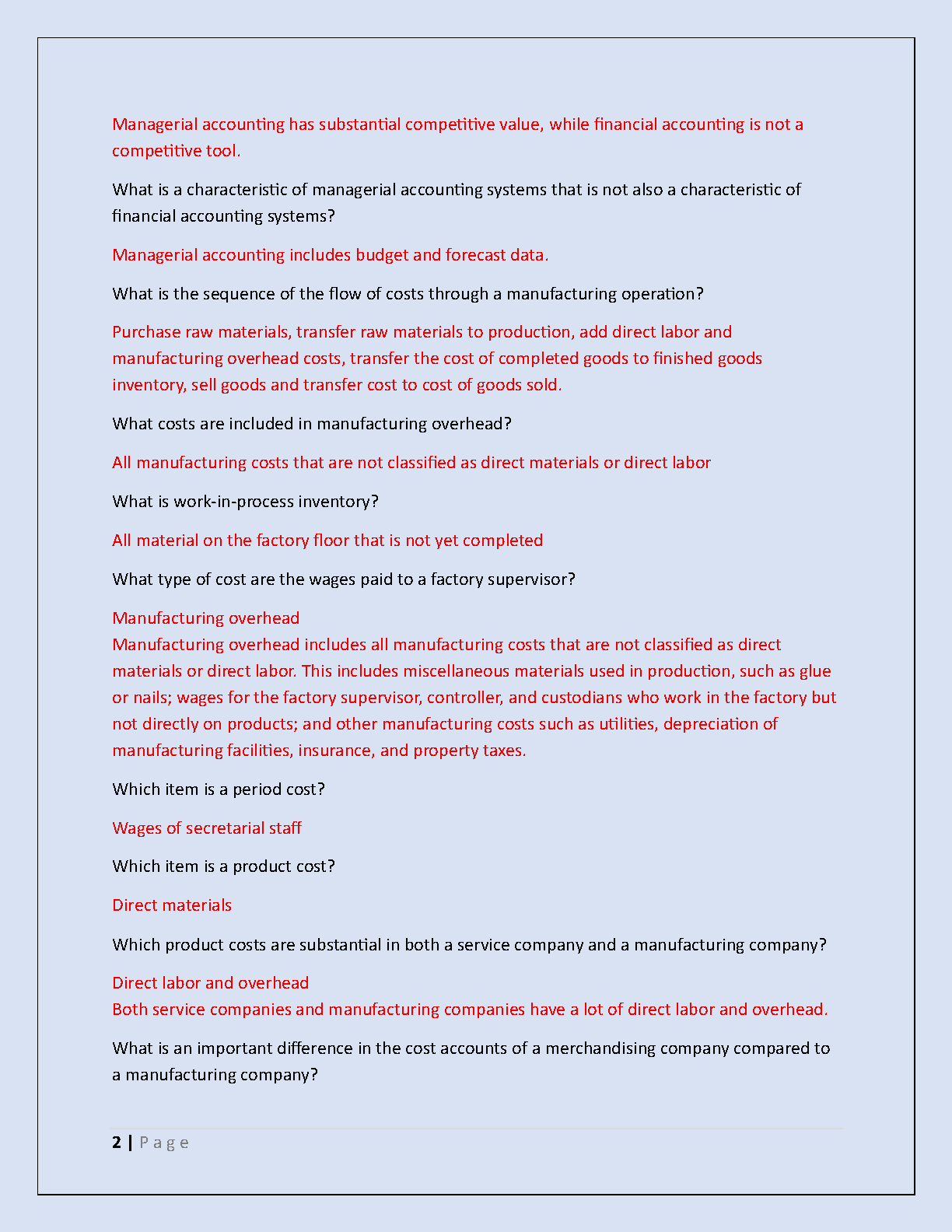 WGU D196 Final Exam 2025/2026 A+ Solutions and Answers