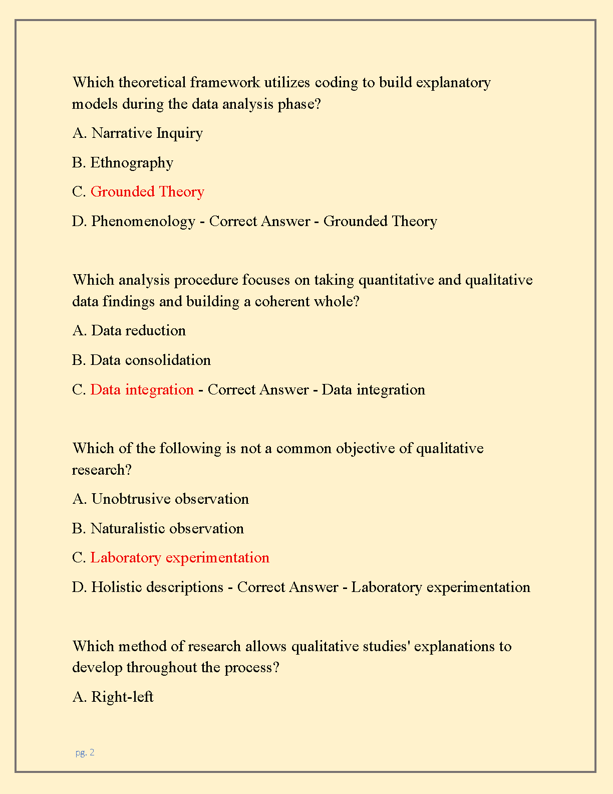 WGU C224 Research Foundations OA2 Study Guide 2026