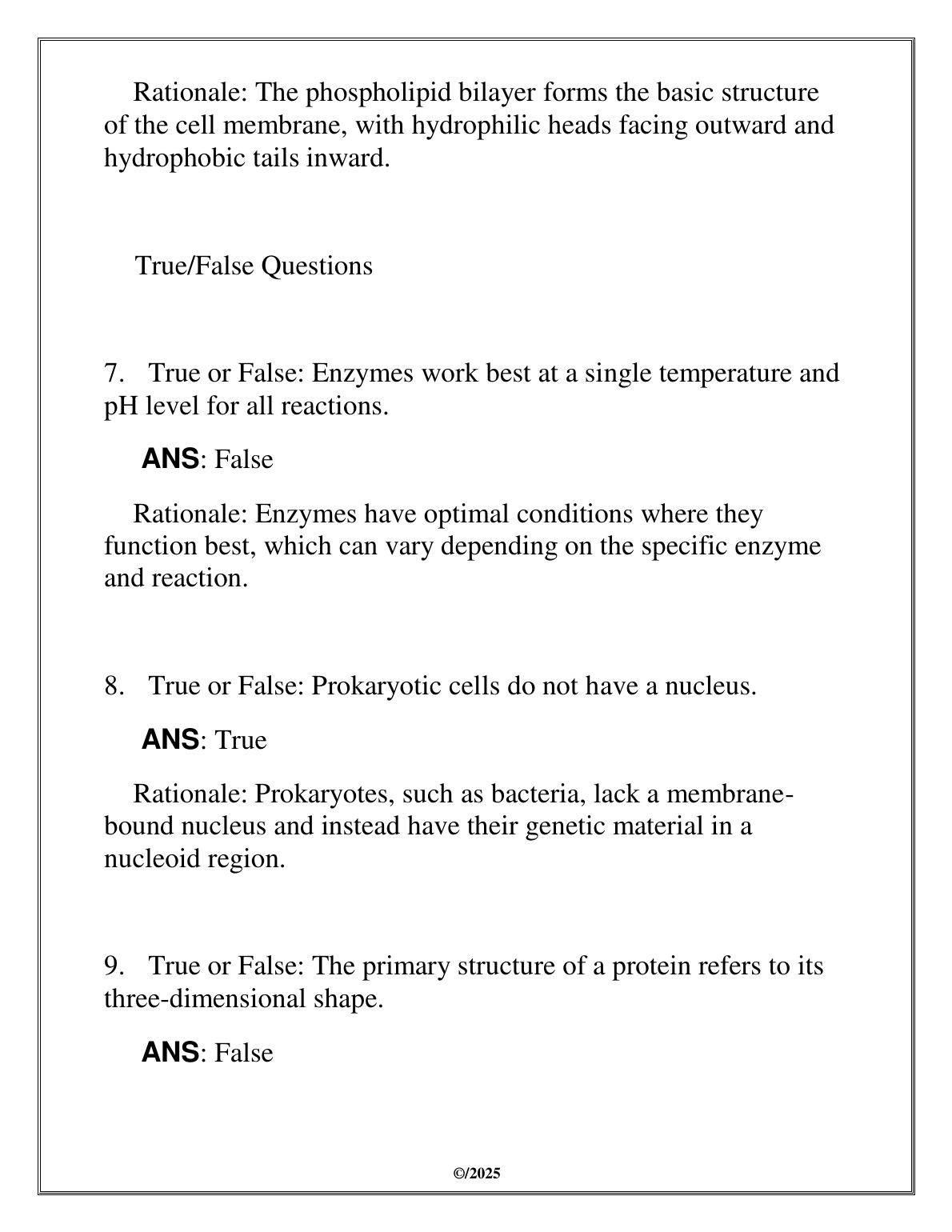 WGU C190 Bio 1010 Exam Review Questions and Answers IMG-1