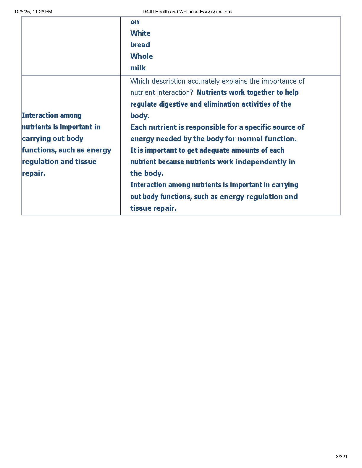 WGU D440 Health Nutrition OA Test Bank 2025 IMG-3