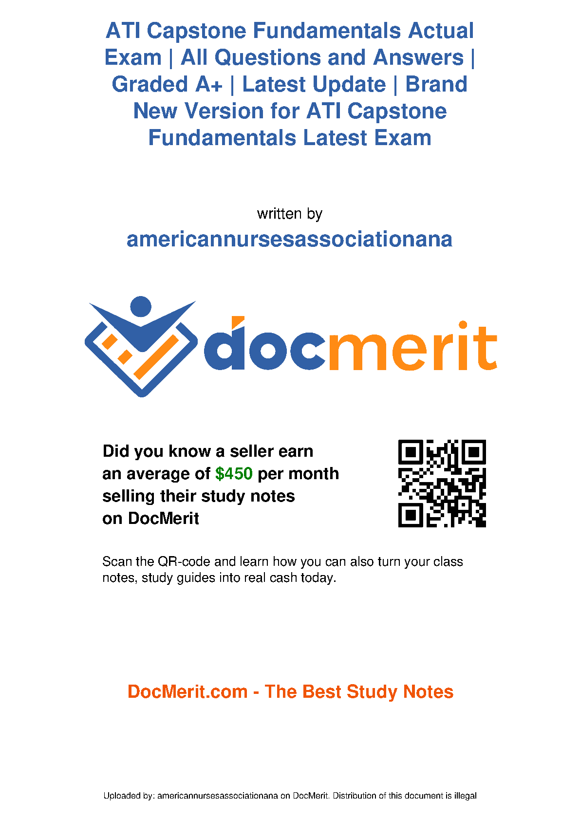 ATI Capstone Fundamentals Exam Prep 2026 IMG-1