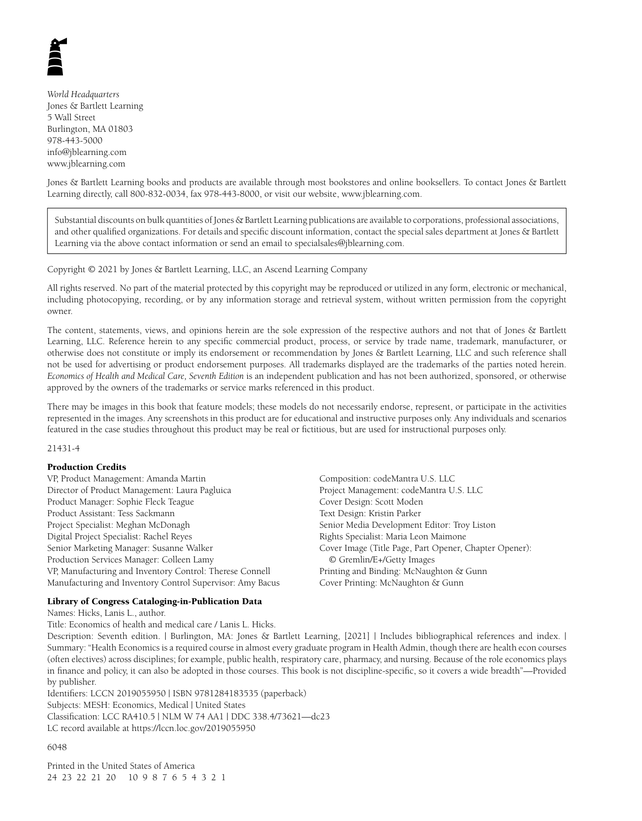 Economics of Health and Medical Care, 7th Edition IMG-3