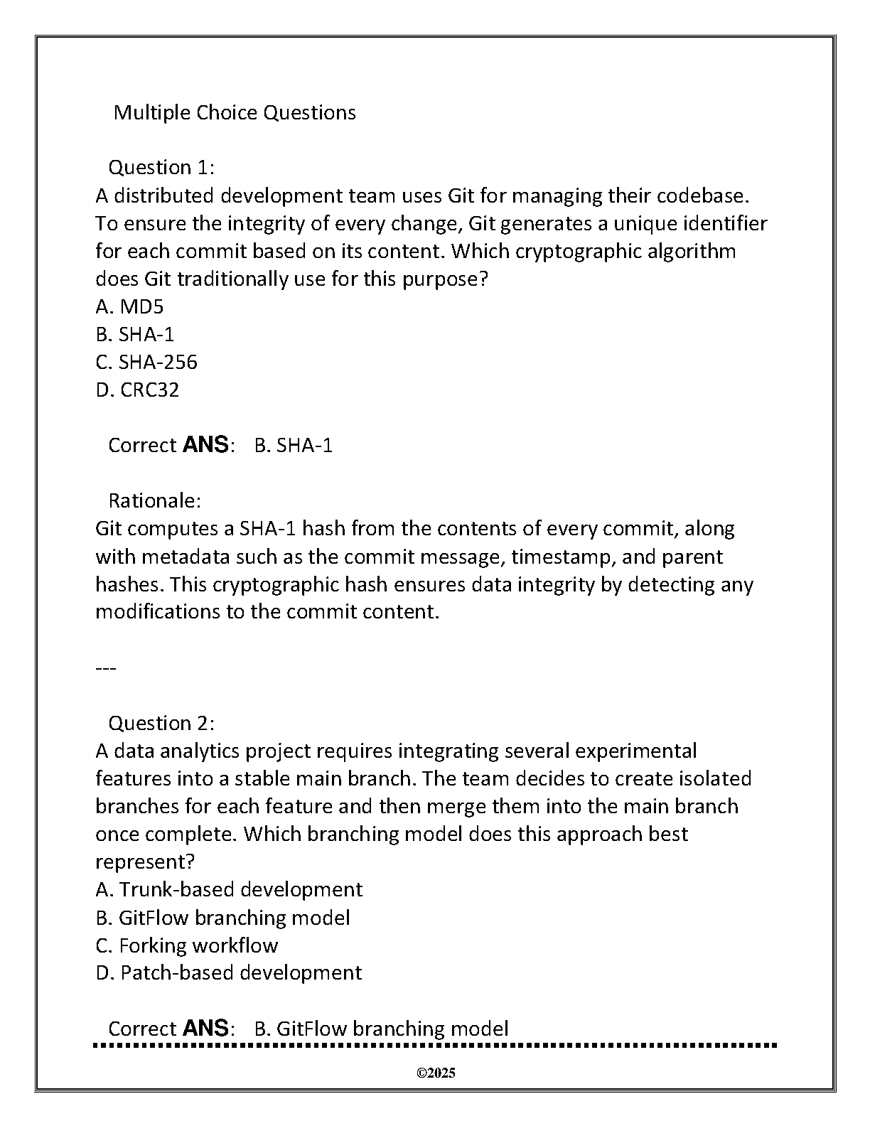 WGU D197 ITSW 2110 Objective Assessment Review 2024-2025