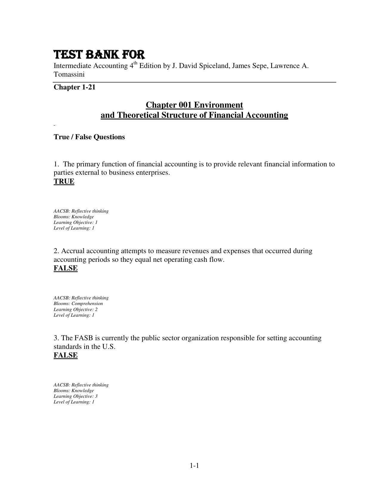 Intermediate Accounting, 4th Edition