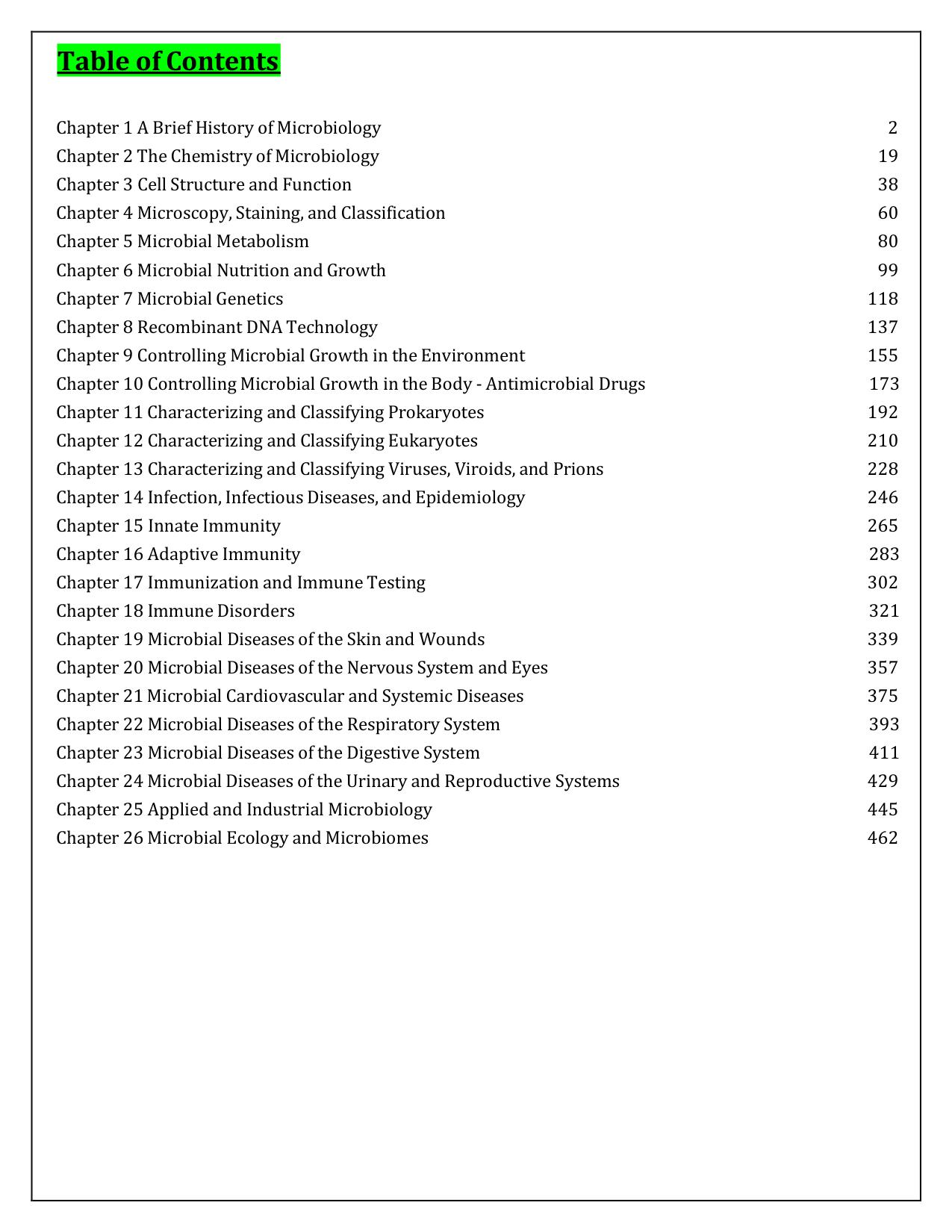Microbiology with Diseases by Taxonomy 6th Edition