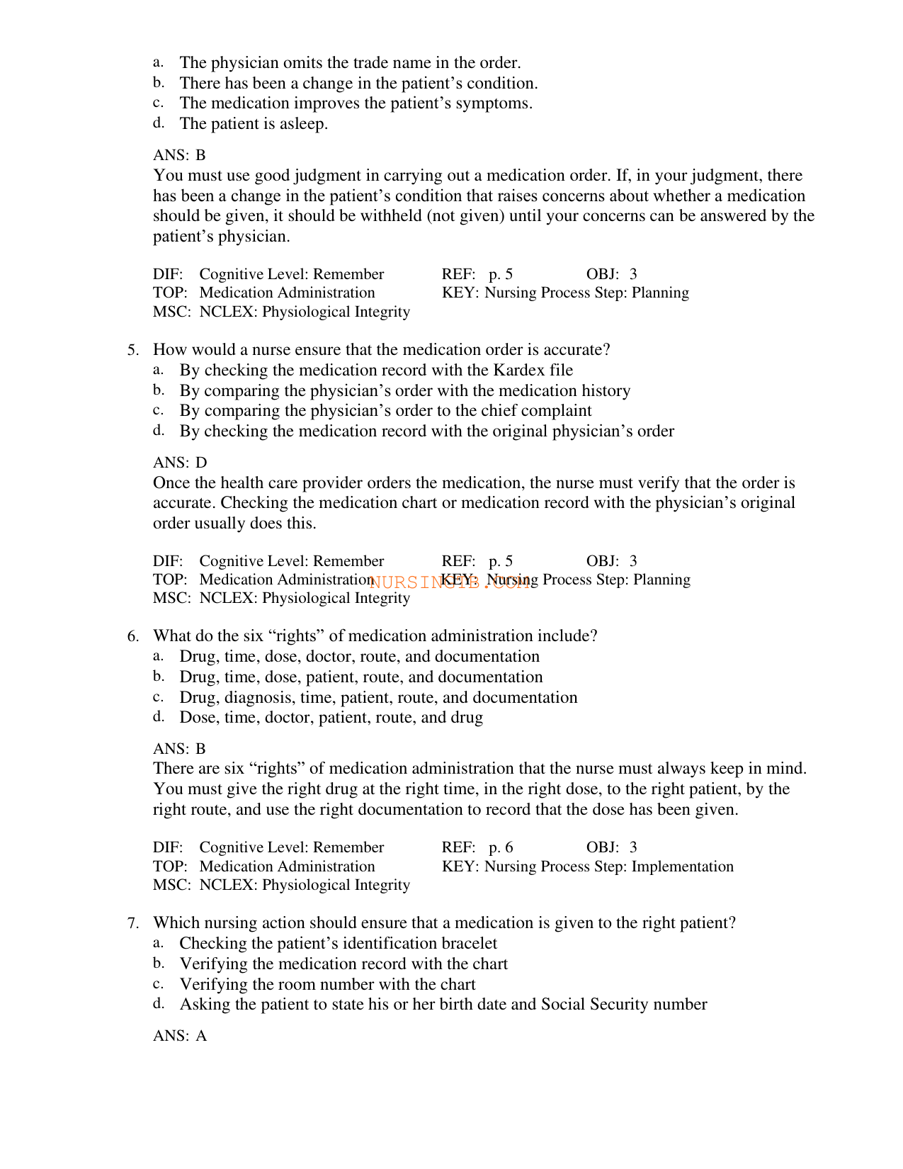 Introduction to Clinical Pharmacology, 8th Edition TEST BANK