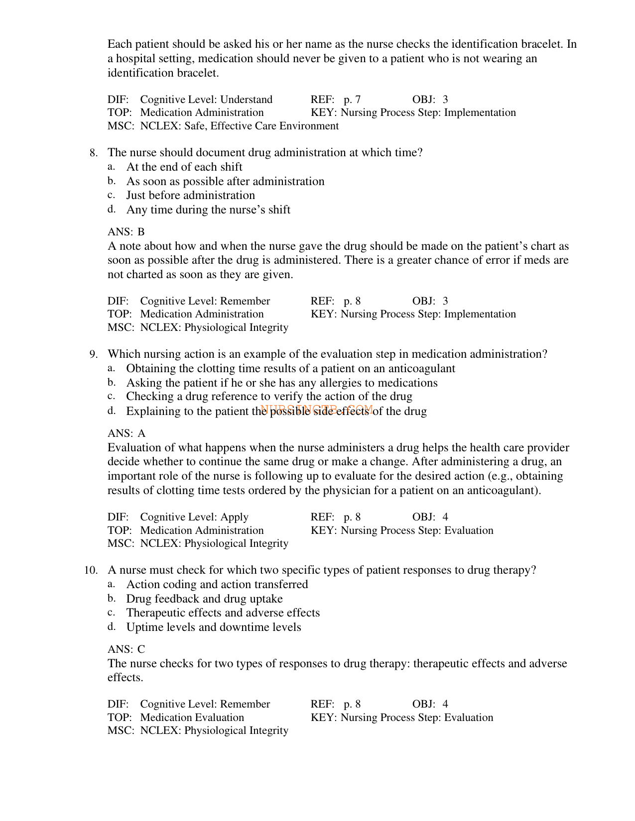 Introduction to Clinical Pharmacology, 8th Edition TEST BANK IMG-3