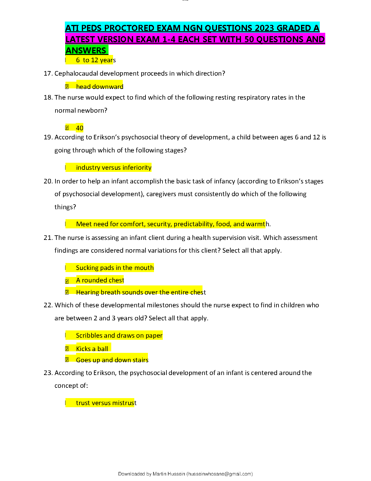 ATI Pediatrics NGN Test Bank 2026 IMG-3