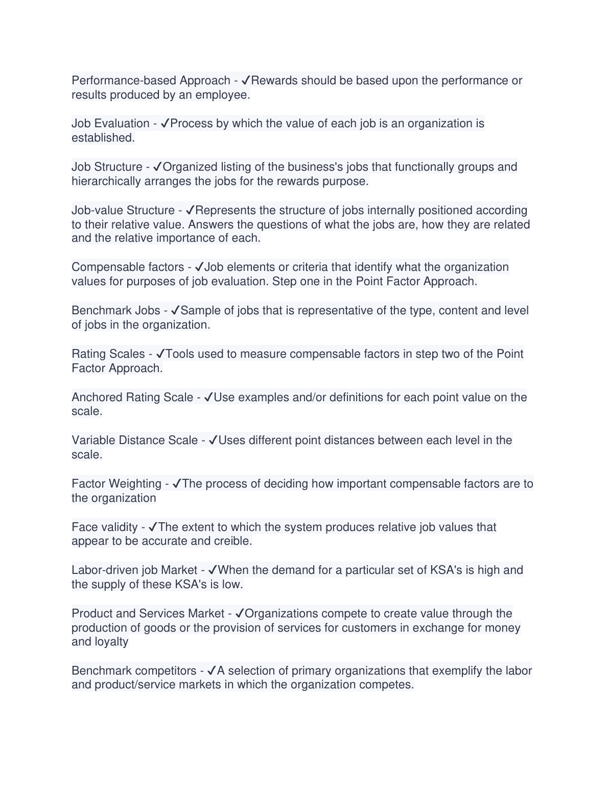 WGU C236 Compensation & Benefits Study Guide IMG-1