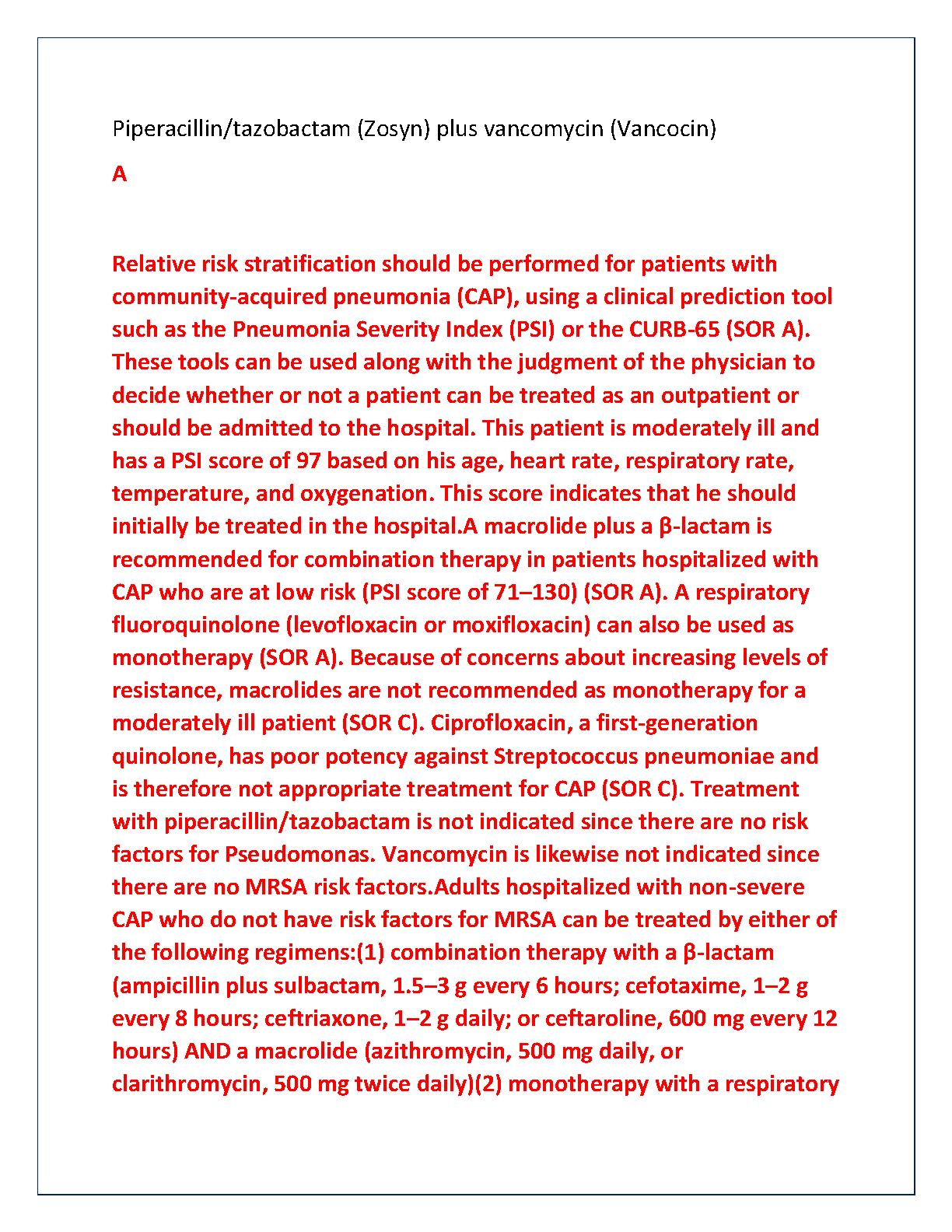 ABFM KSA 2026/27 Care of Hospitalized Patients Questions and Answers