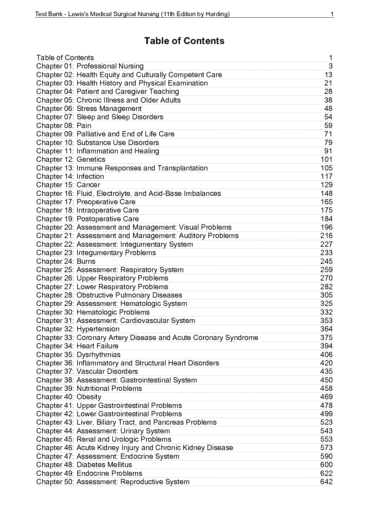Lewis Med-Surg Test Bank 2026/27 | 11th Ed Exam Prep Guide