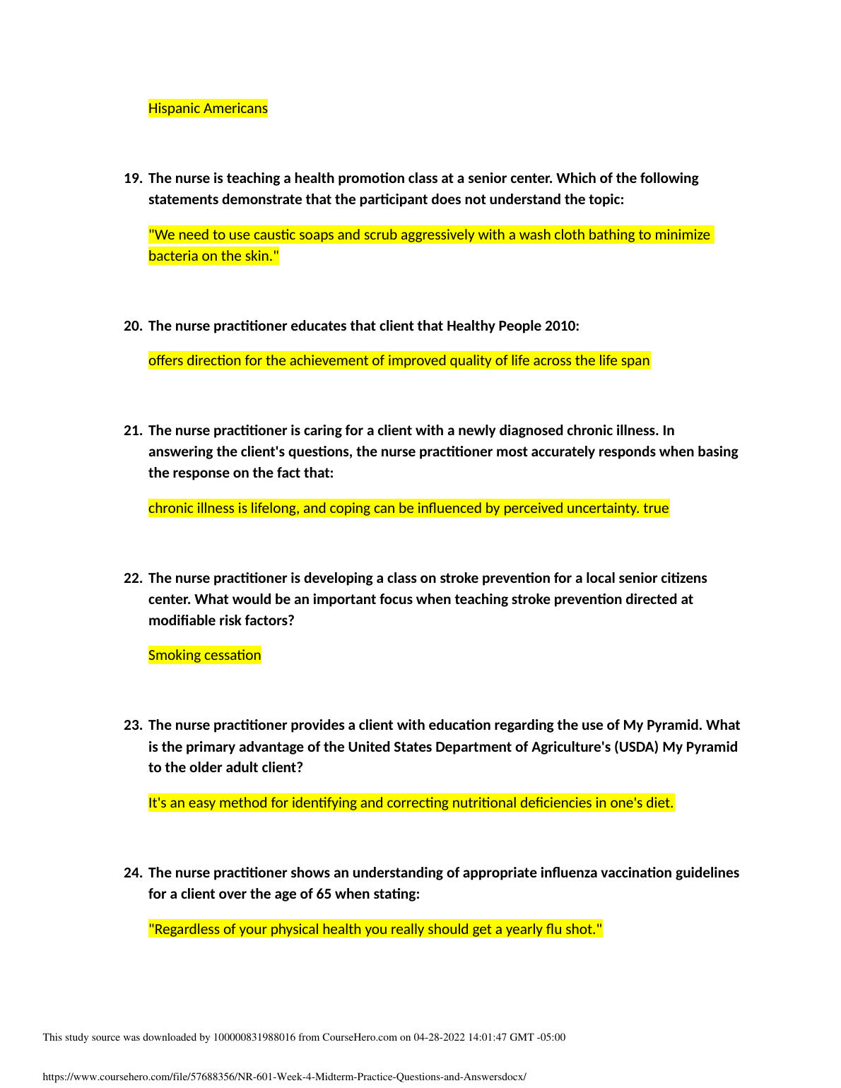 NR 601 Midterm Questions And Answers 2023 A Plus Guide IMG-1
