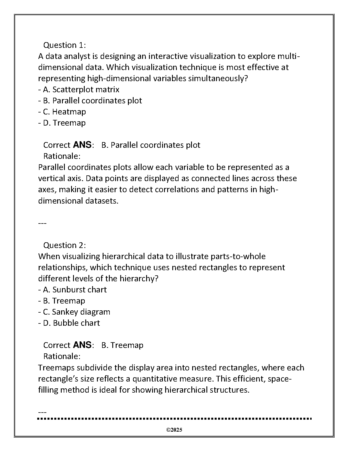 WGU DTAN 3221 Data Visualization Exam Prep 2025