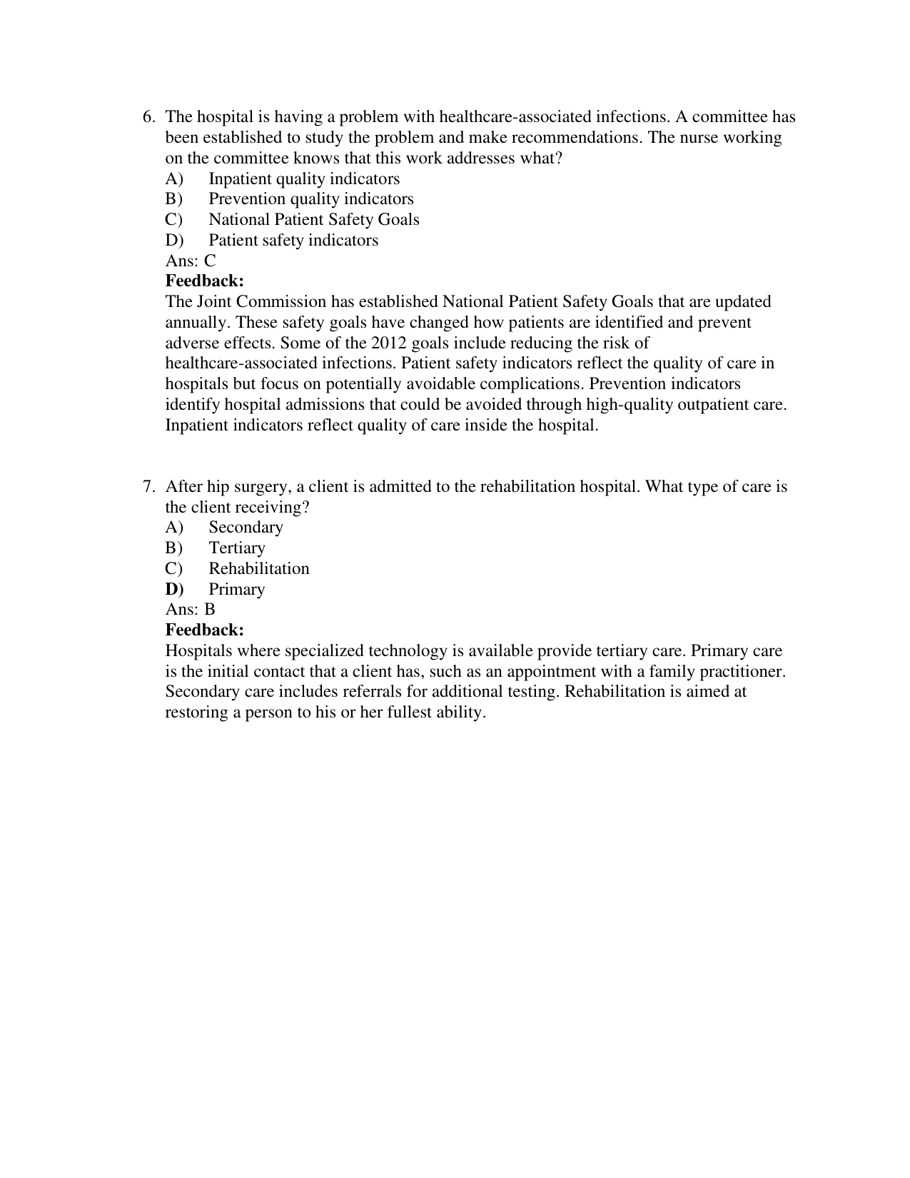 Introductory Medical-Surgical Nursing 12th Edition TEST BANK IMG-3