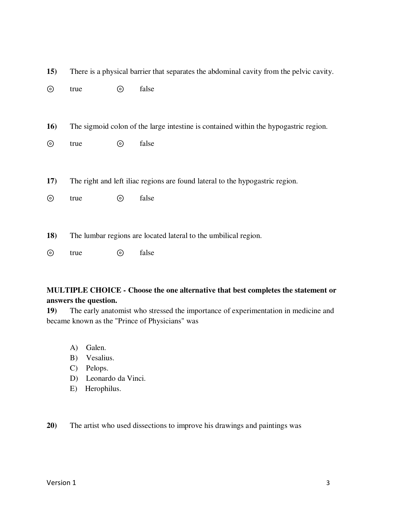 ISE Human Anatomy 6th Edition TEST BANK IMG-3