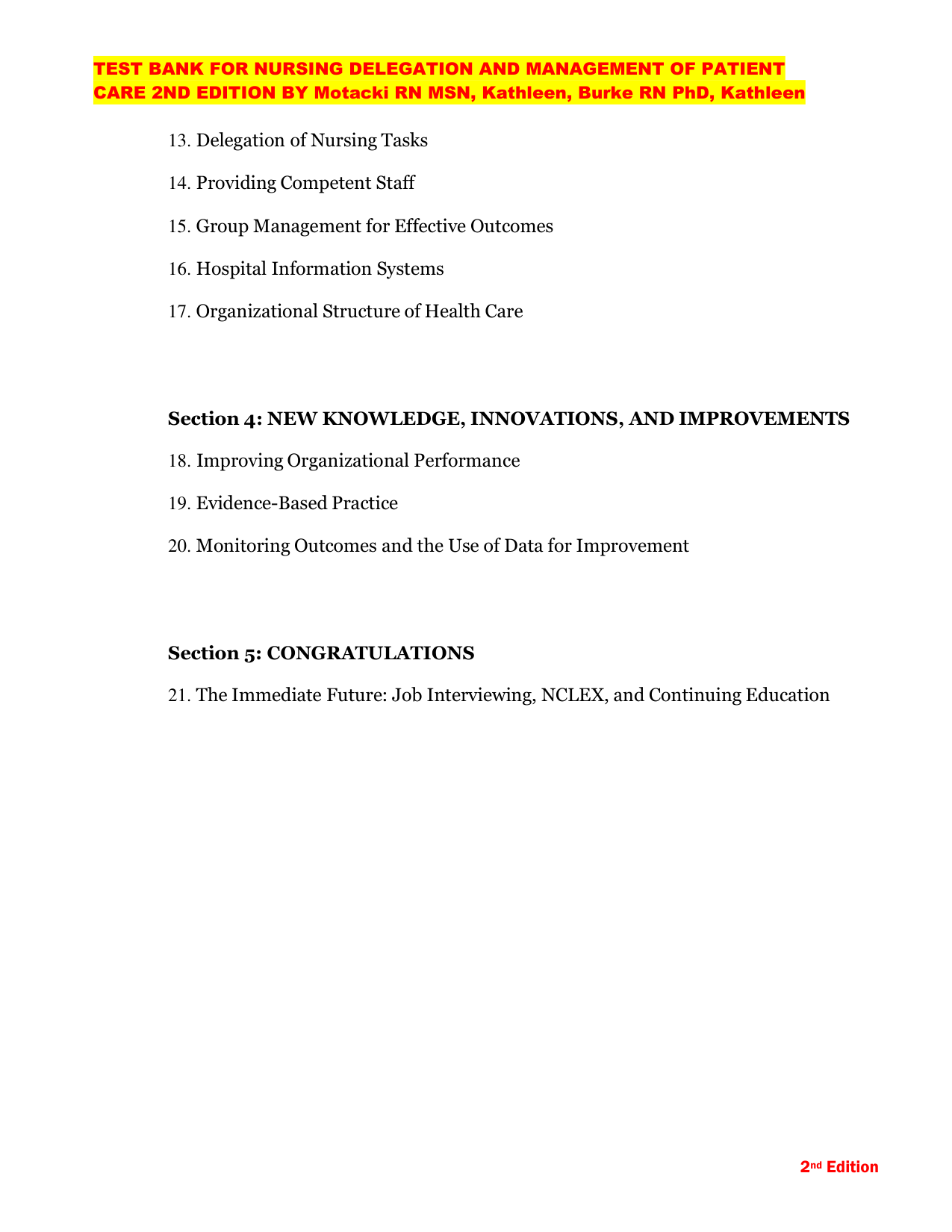 Nursing Delegation and Management of Patient Care, 2nd ED IMG-3