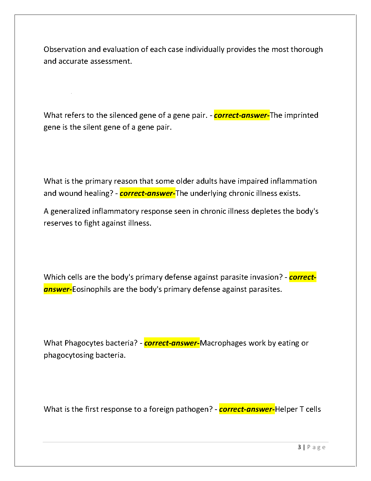 WGU D115 Pathophysiology Exam Questions and Answers IMG-3