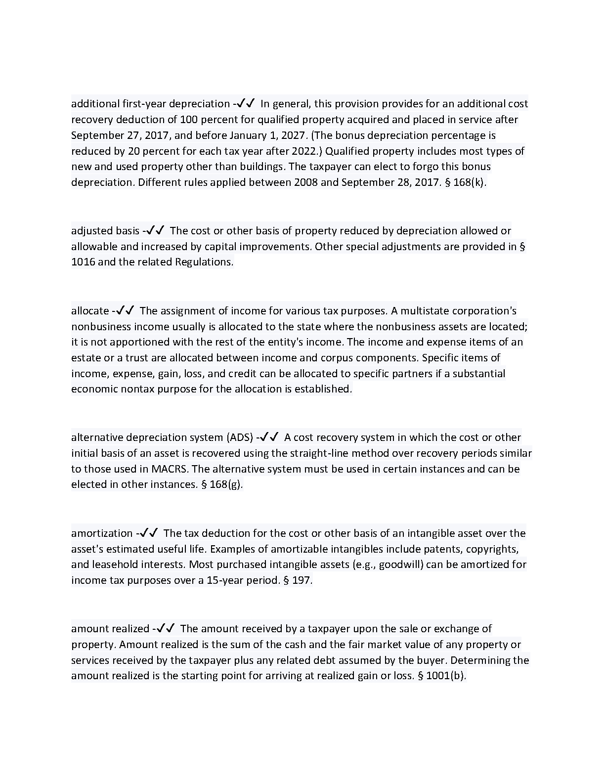 WGU C239 Advanced Tax Concepts Study Guide & Answers 2025