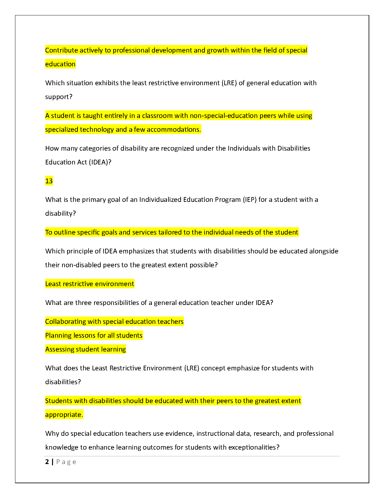 WGU D635 Teacher as Educational Leader Final Exam Test Bank
