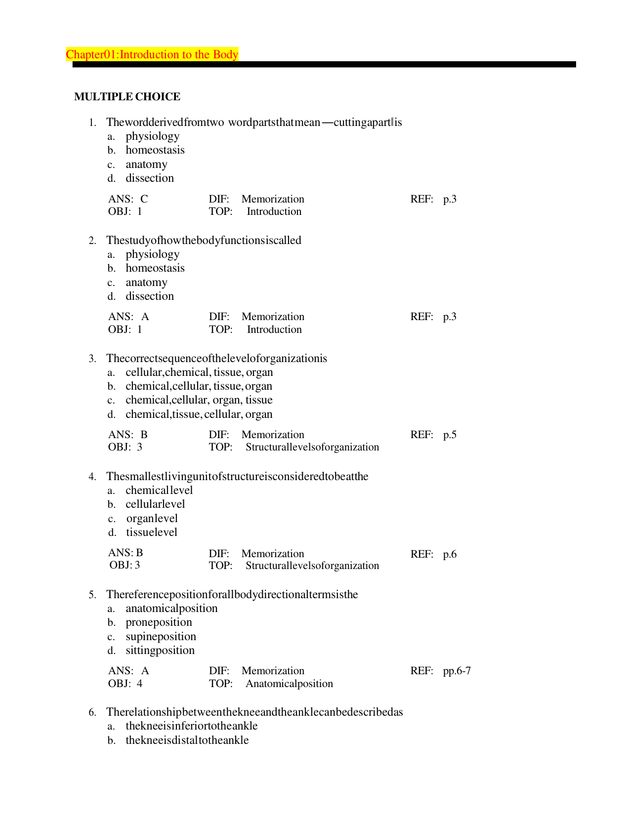 Memmler's Structure & Function of the Human Body 12th Editio