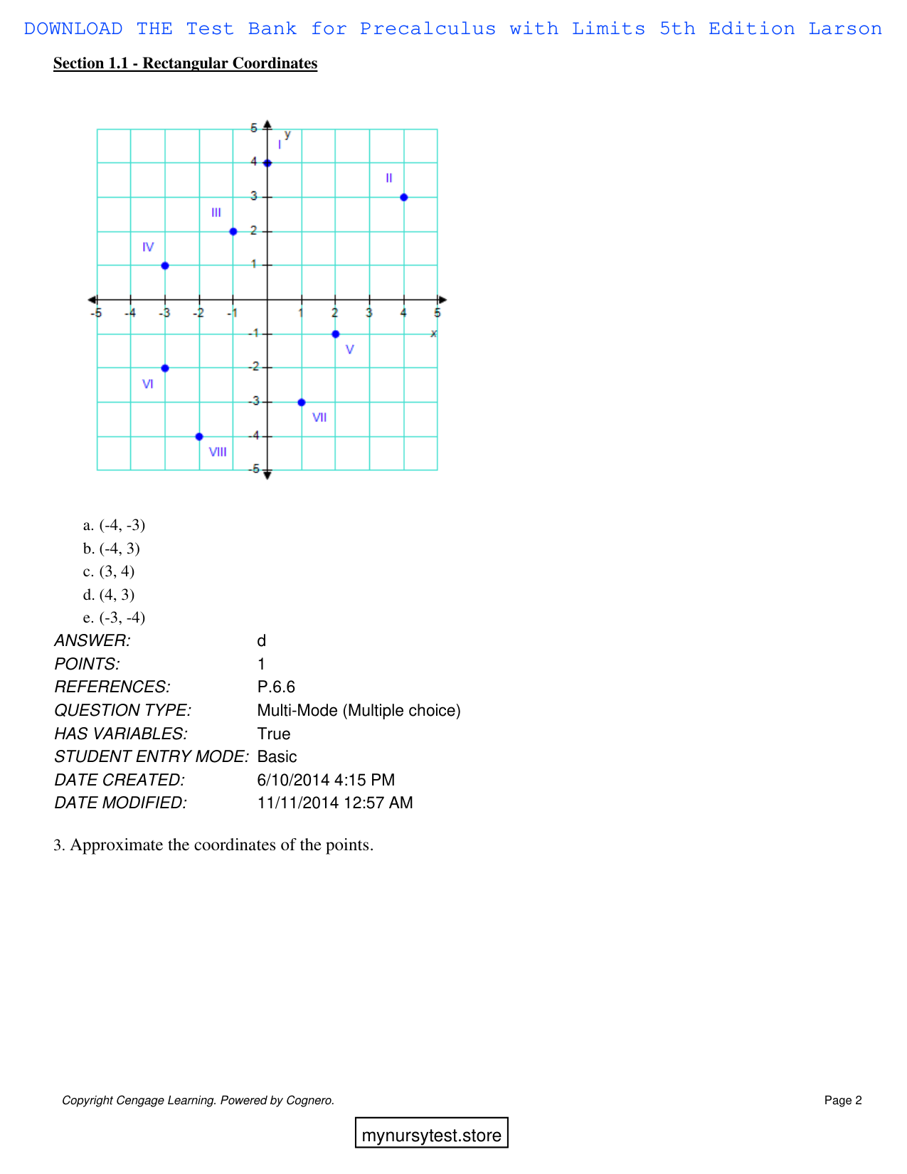Precalculus with Limits, 5th Edition