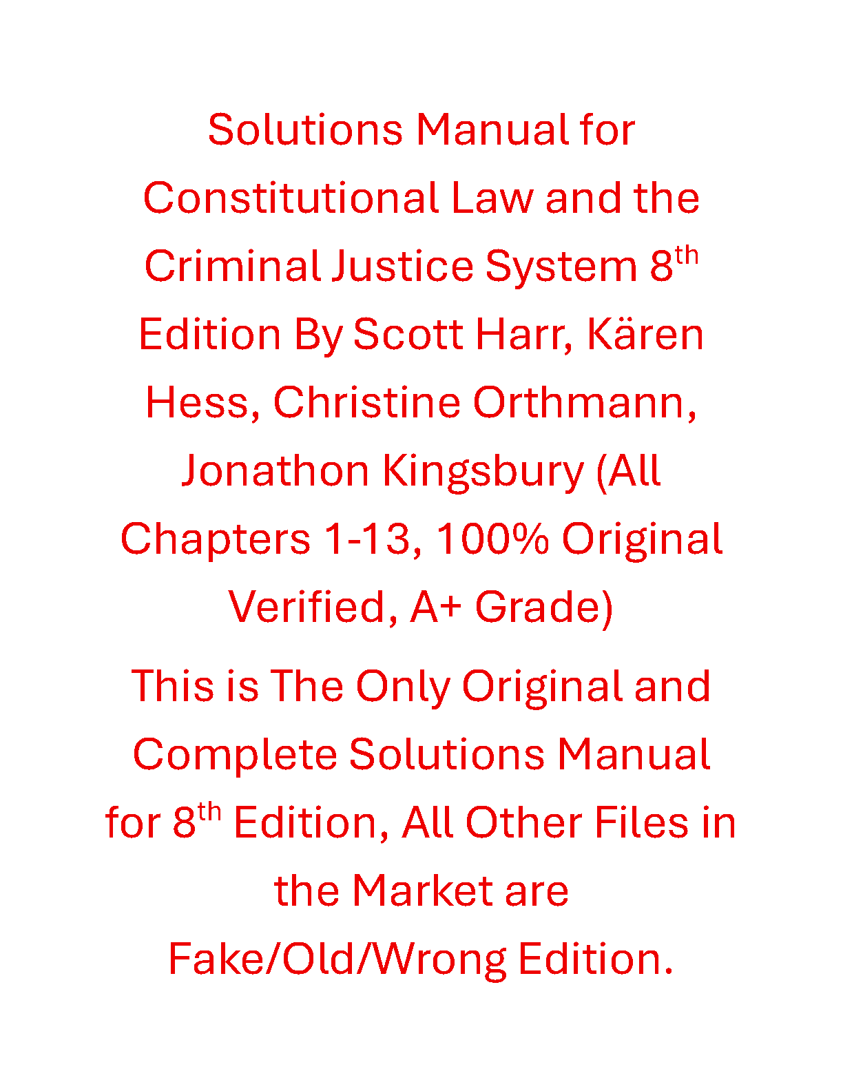 Constitutional Law and the Criminal Justice System, 8th Ed IMG-1