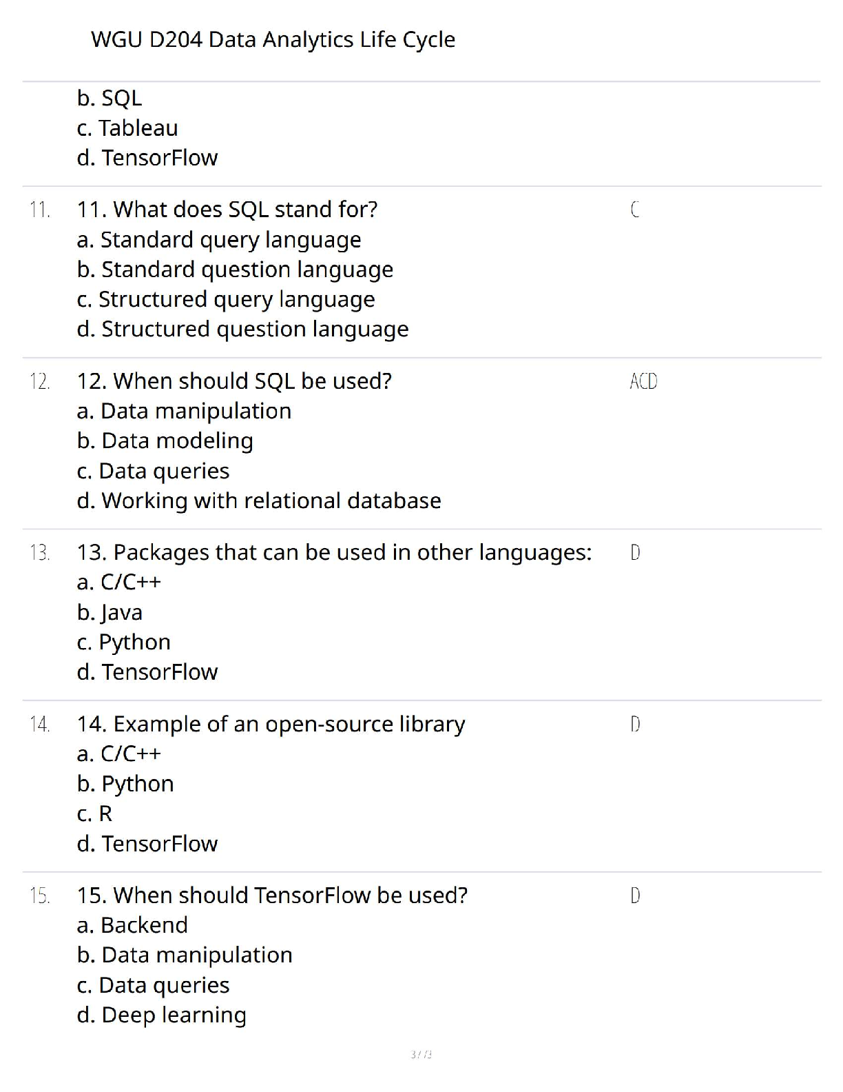 WGU D204 Data Analytics Life Cycle Exam Qs & As 2025/2026 IMG-3