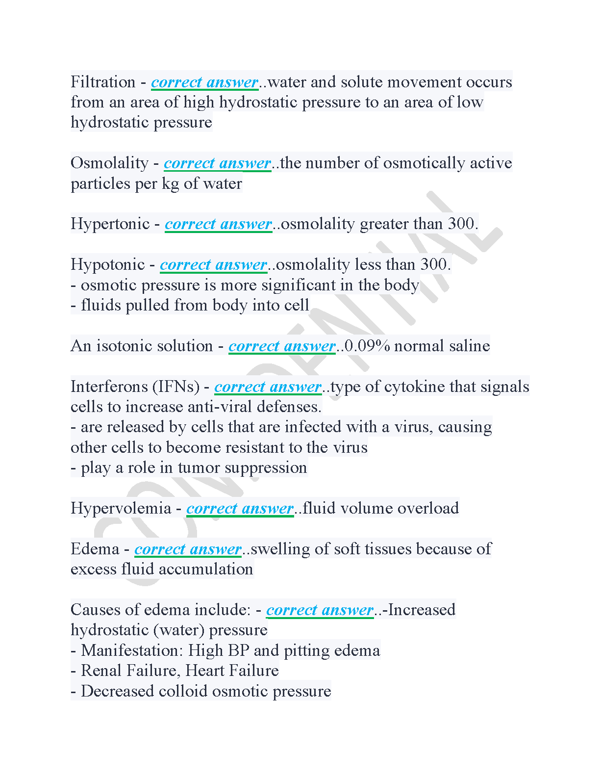 WGU D236 Pathophysiology Test Bank 2025 | 350 Qs