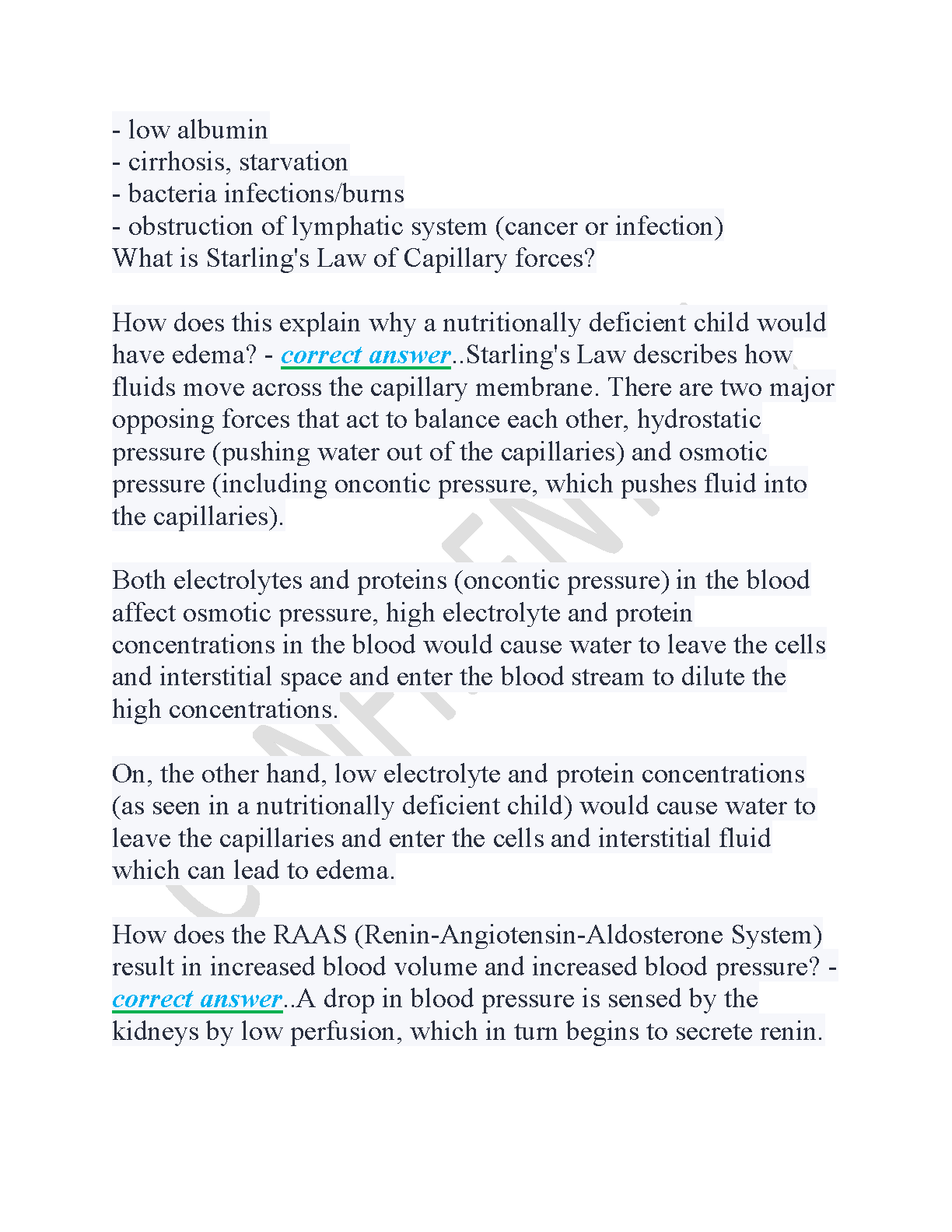 WGU D236 Pathophysiology Test Bank 2025 | 350 Qs IMG-3