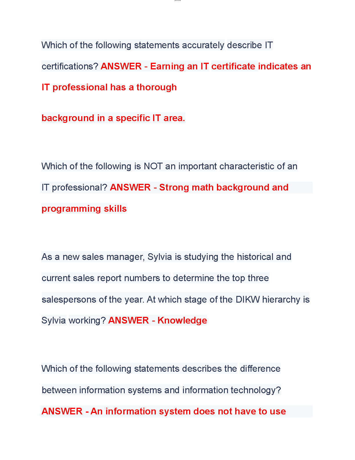 WGU C182 Intro to IT OA Test Bank 2025 Questions IMG-3