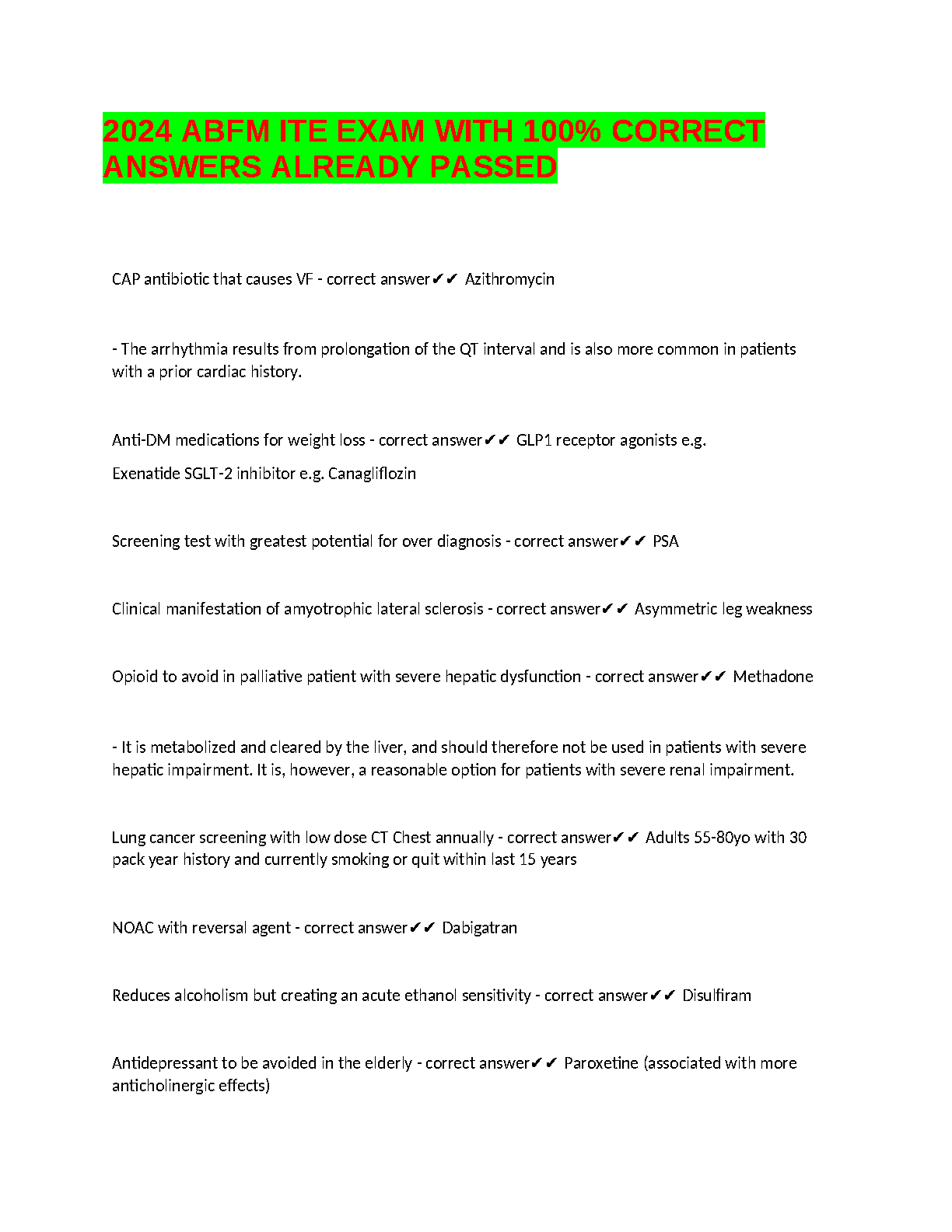 ABFM ITE Exam 2026 Prep: Full Answer Key & Topics IMG-1
