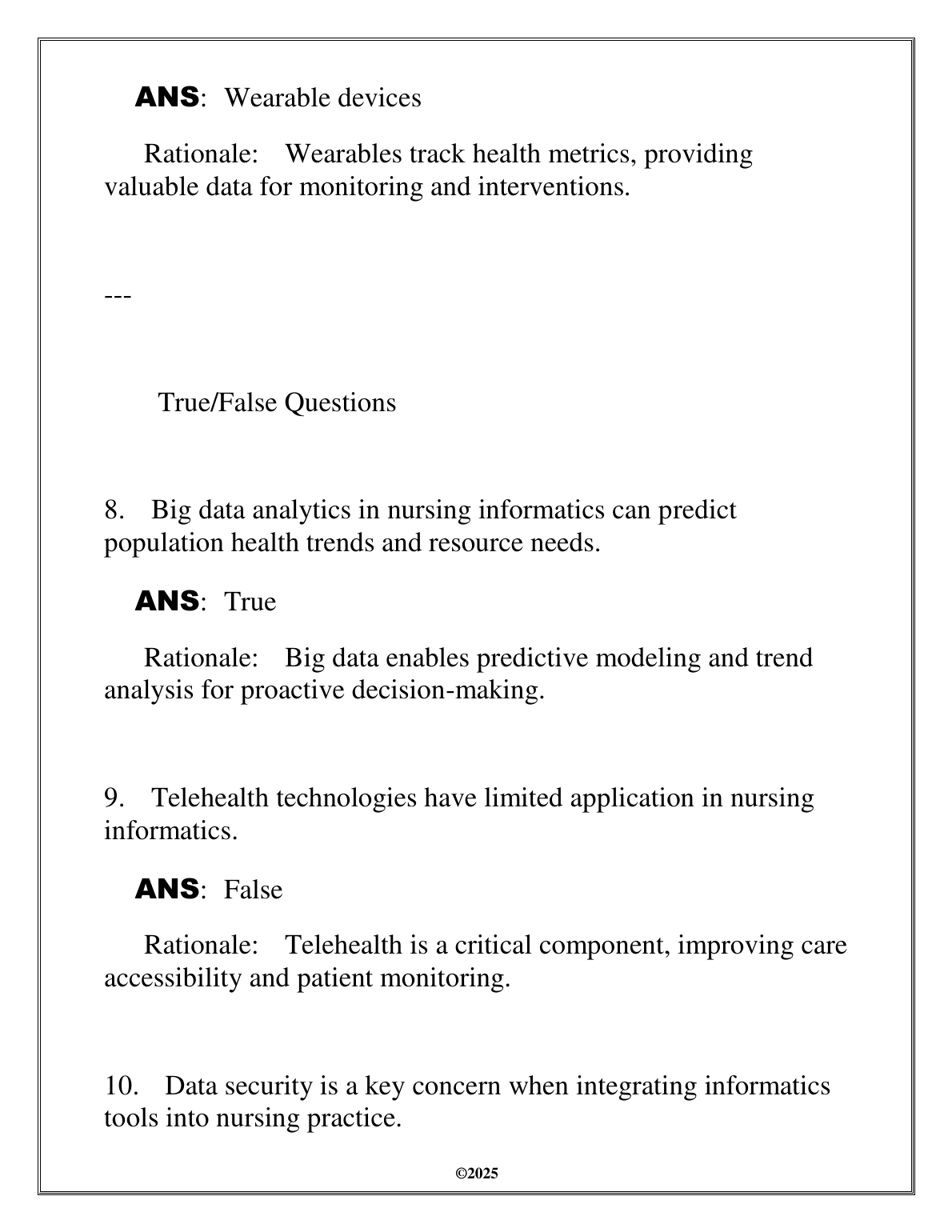 NURS 5206 Informatics Exam Q&A Review 2025 WGU IMG-1