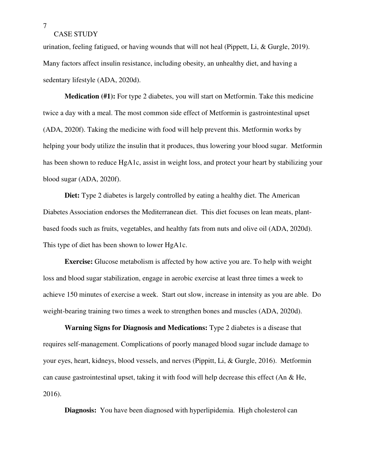 NR 601 Geriatric Nursing Case Study T2D Diagnosis 2023 IMG-3