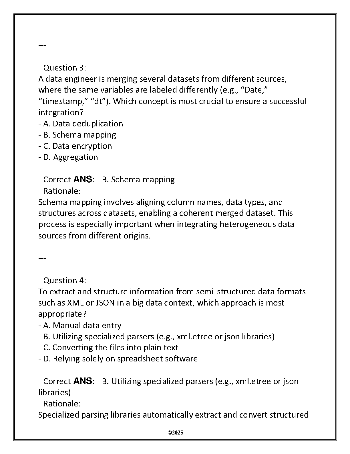WGU D497 Data Wrangling Exam Prep Guide 2024-2025 IMG-3
