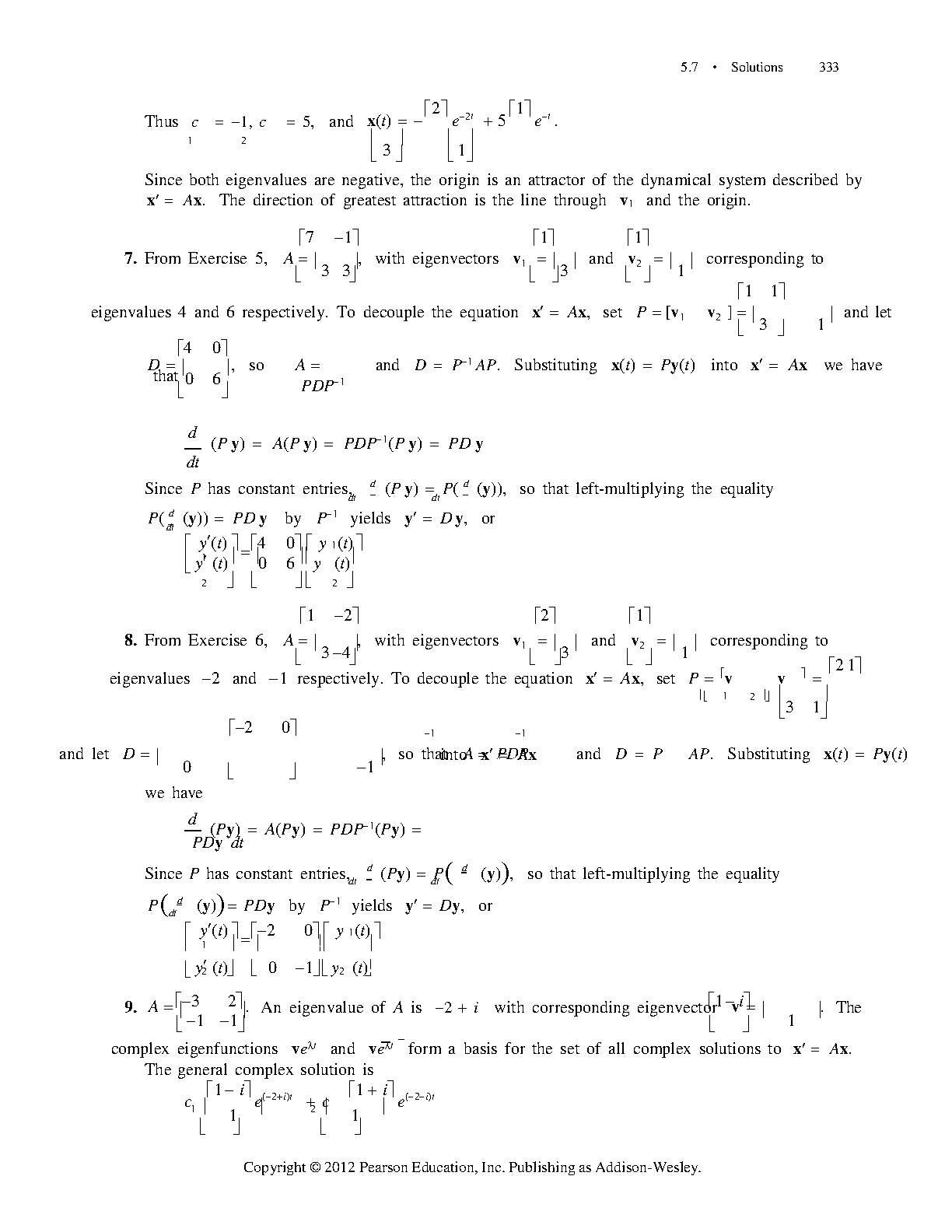 Linear Algebra and Its Applications 4th Edition Instructor M IMG-1