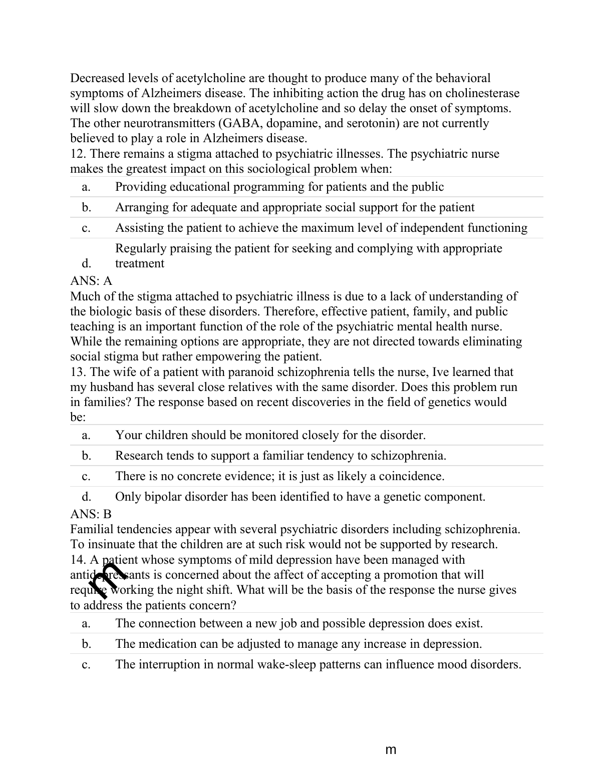 Stahl's Essential Psychopharmacology 5th Edition TEST BANK IMG-3