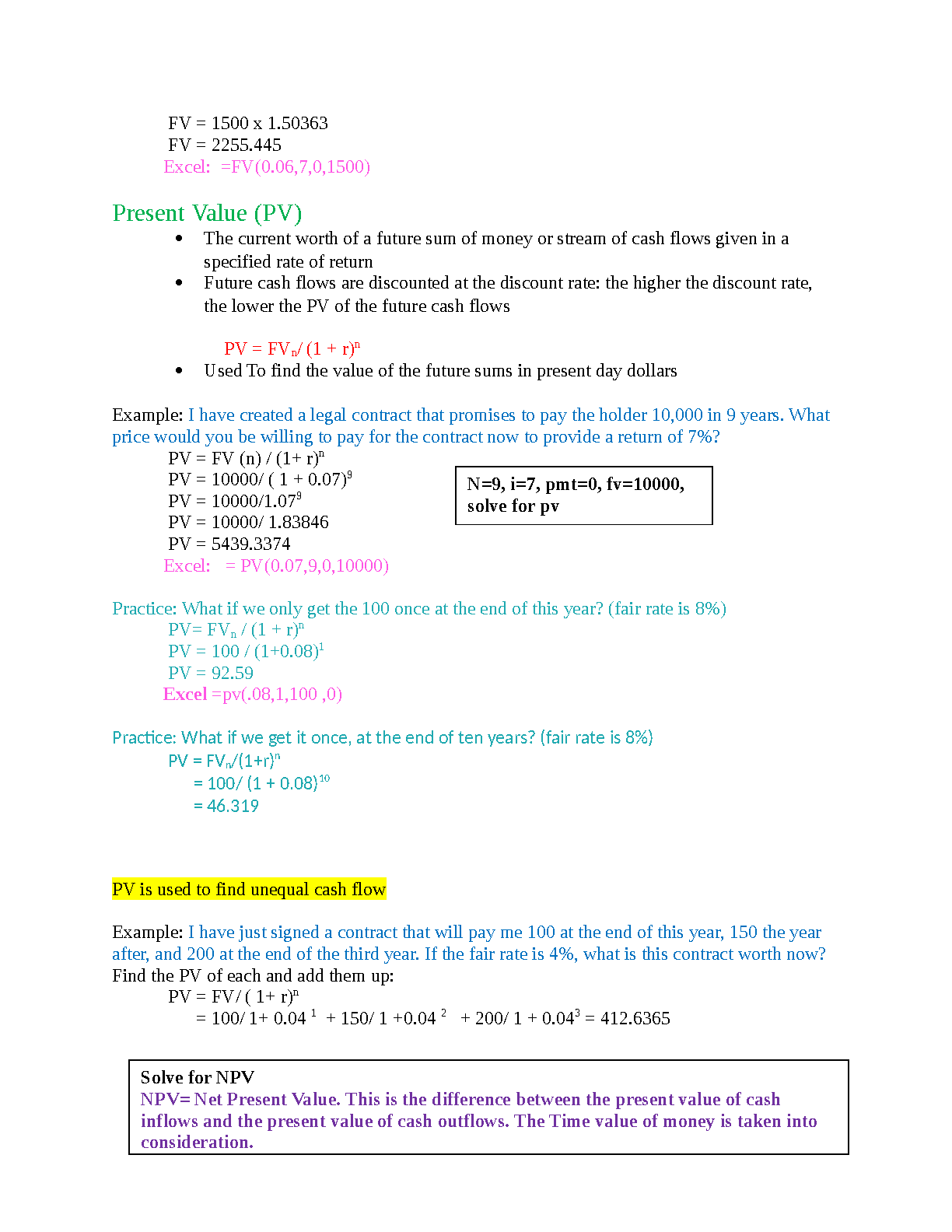WGU C214 Module 1 Finance Notes | Pass First Time