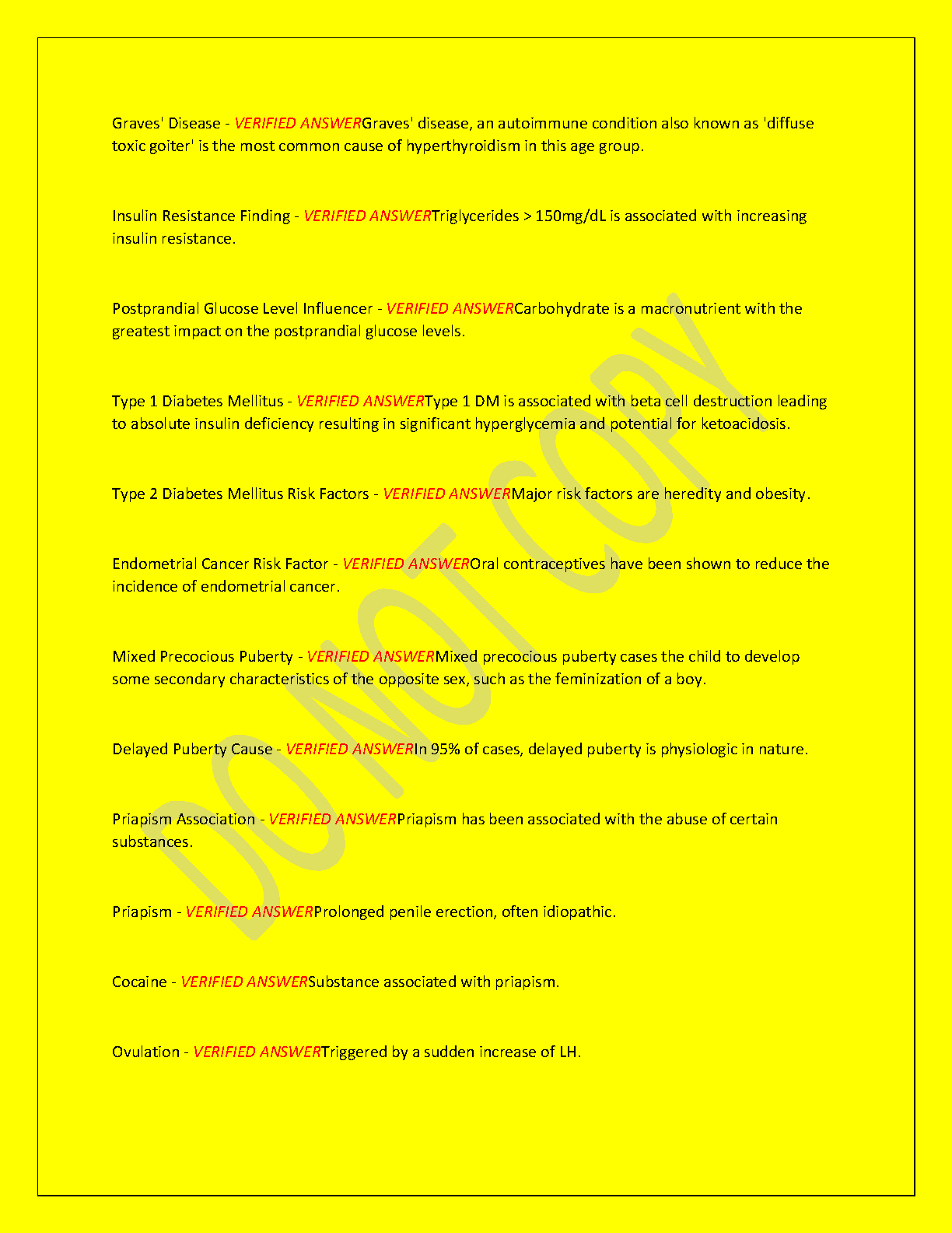WGU D115 OA Test Bank 2025: 450+ Questions & Answers