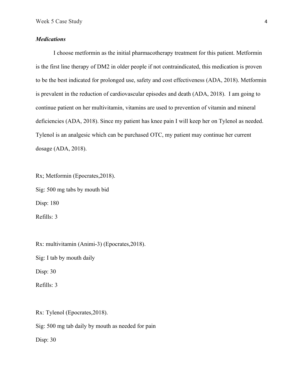 NR 601 Week 5 Case Study Type 2 Diabetes Diagnosis and Plan IMG-1