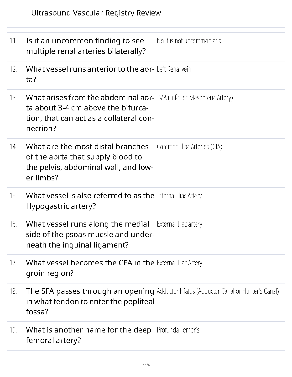 RVT Ultrasound Exam Practice Questions & Answers 2026/27