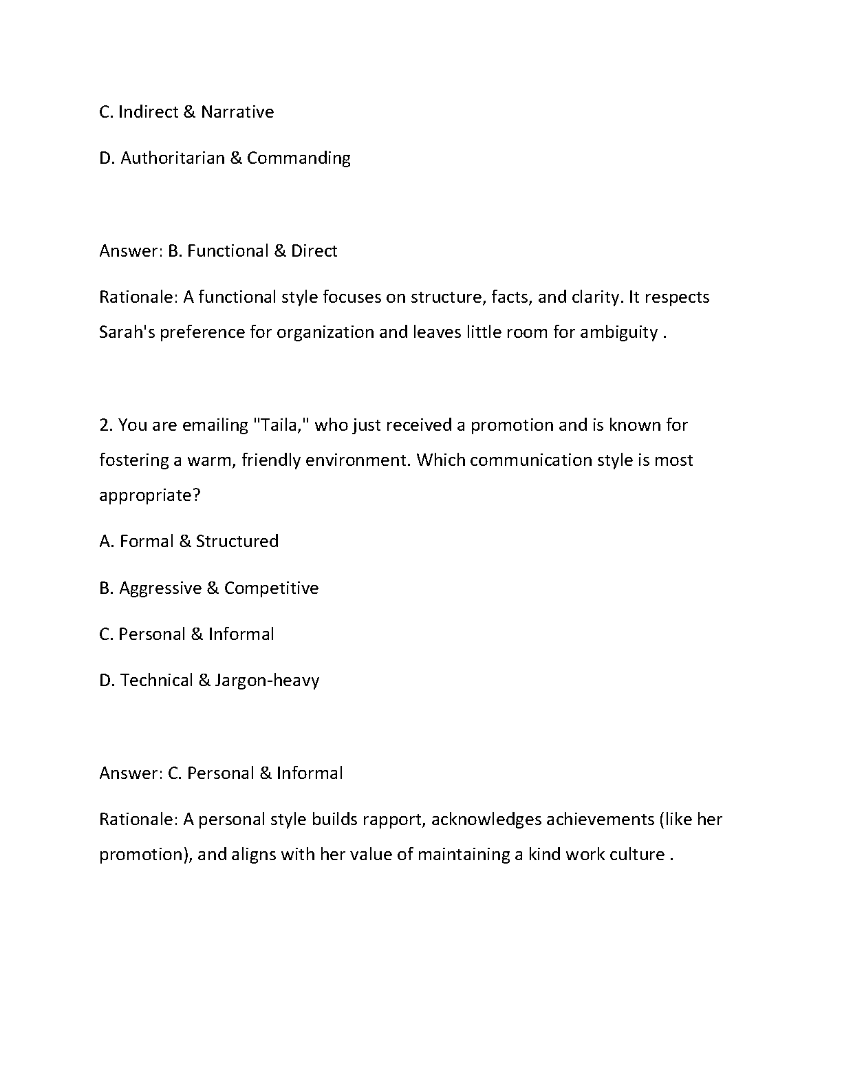 WGU D268 Intro to Comm Task 1-3 Study Guide & Answers