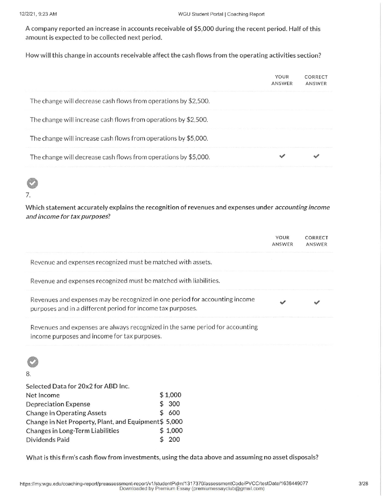 WGU Fin Mgmt PVCC Pre-Assessment Practice MCQs IMG-3