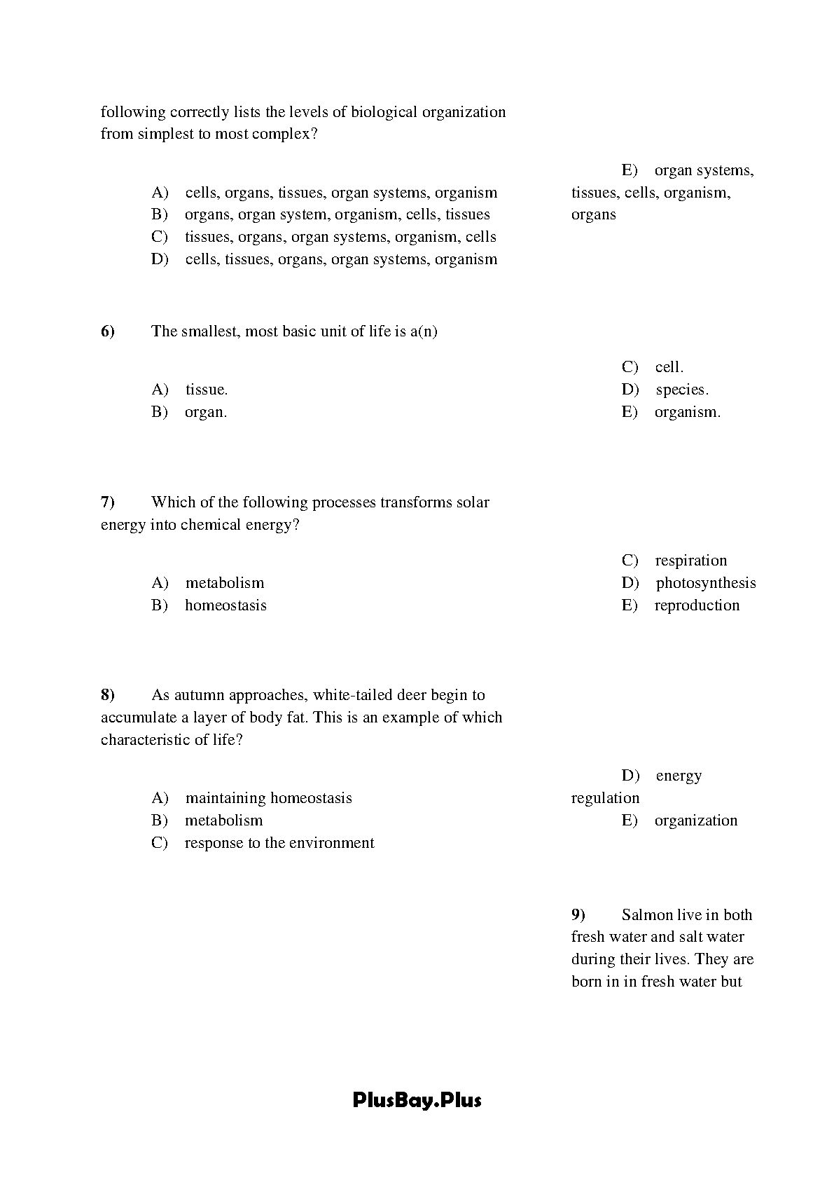 Essential Cell Biology, 6th Edition TEST BANK